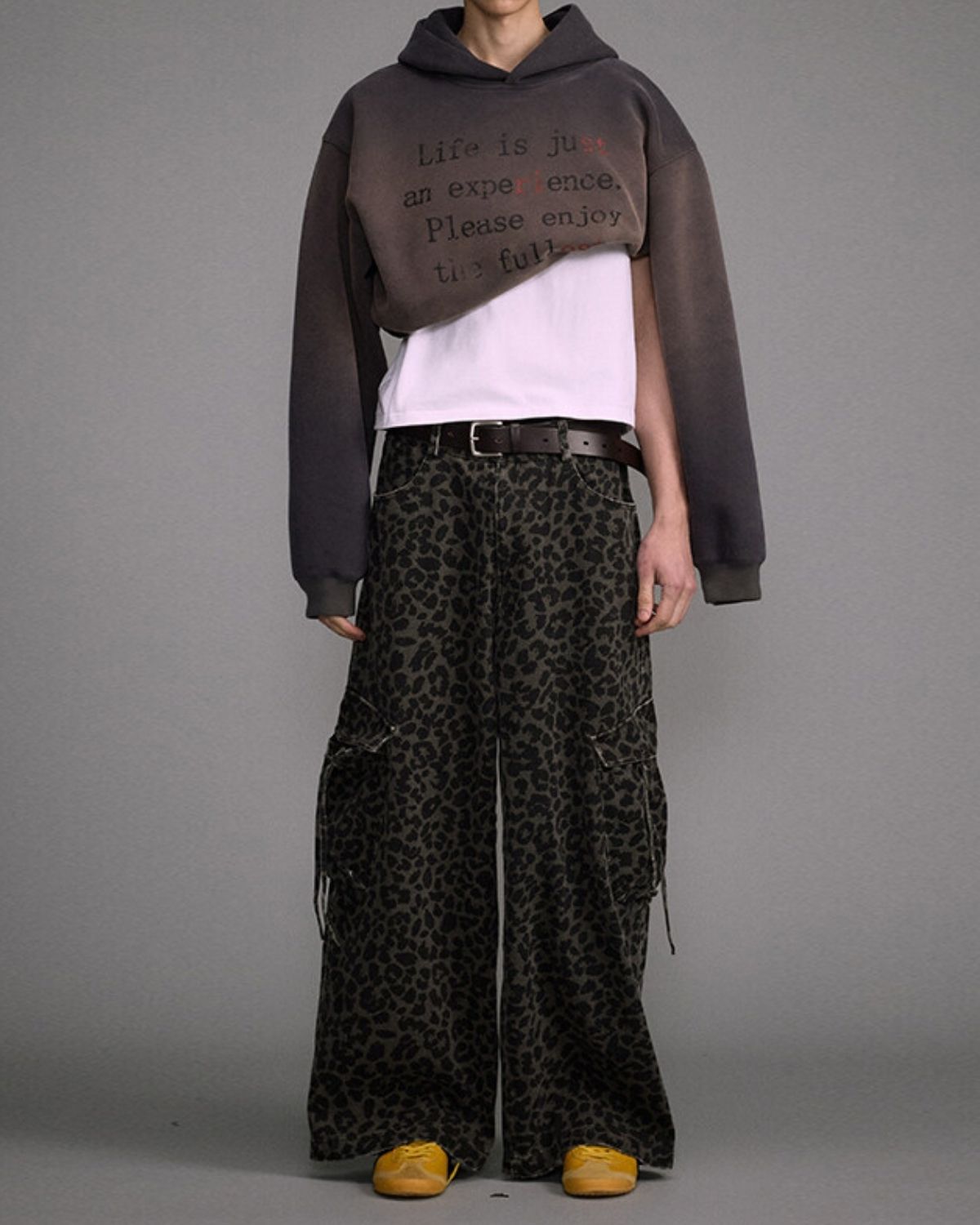 Gael - Trendy Leopard Print Cargo Pants for Men