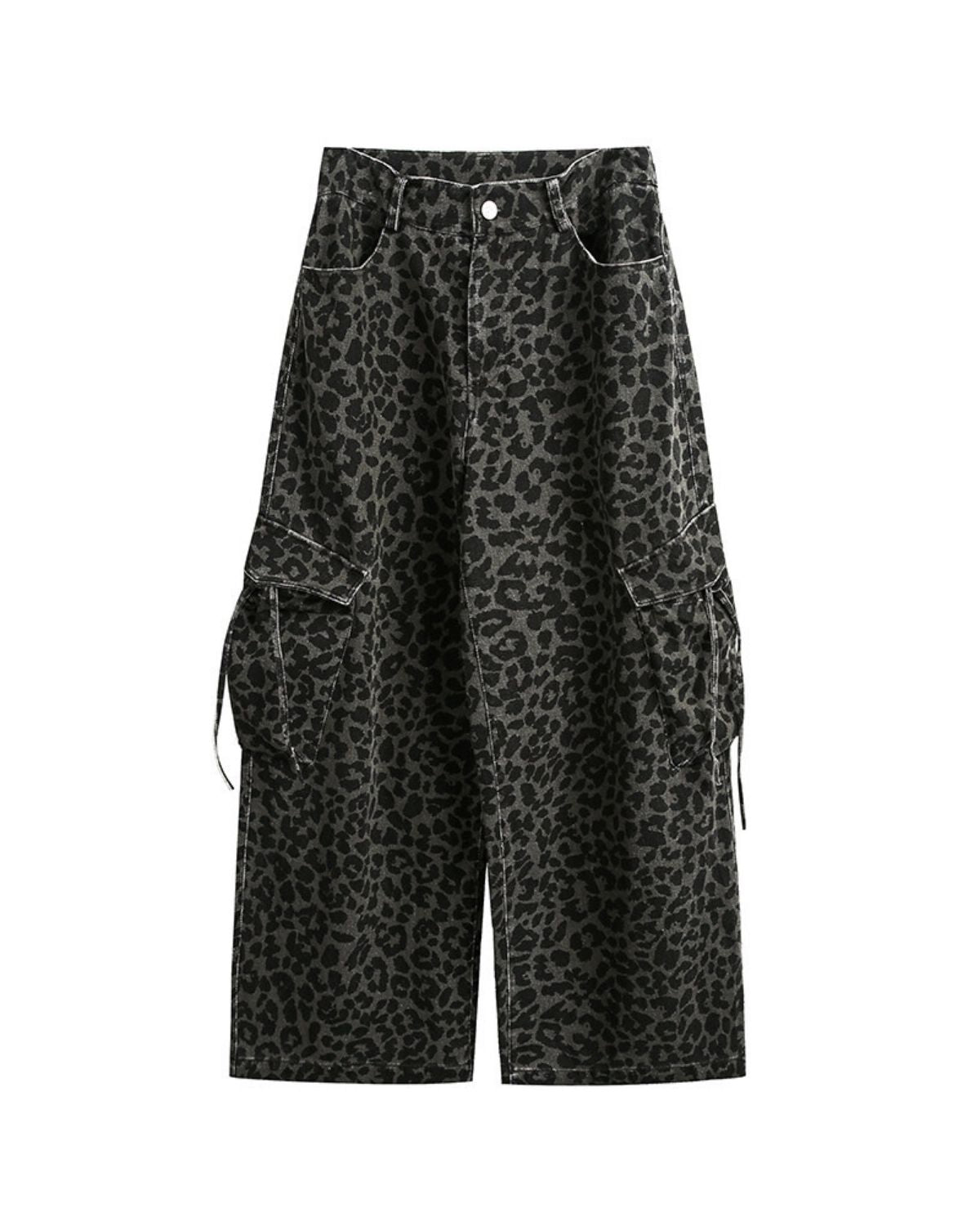Gael - Trendy Leopard Print Cargo Pants for Men