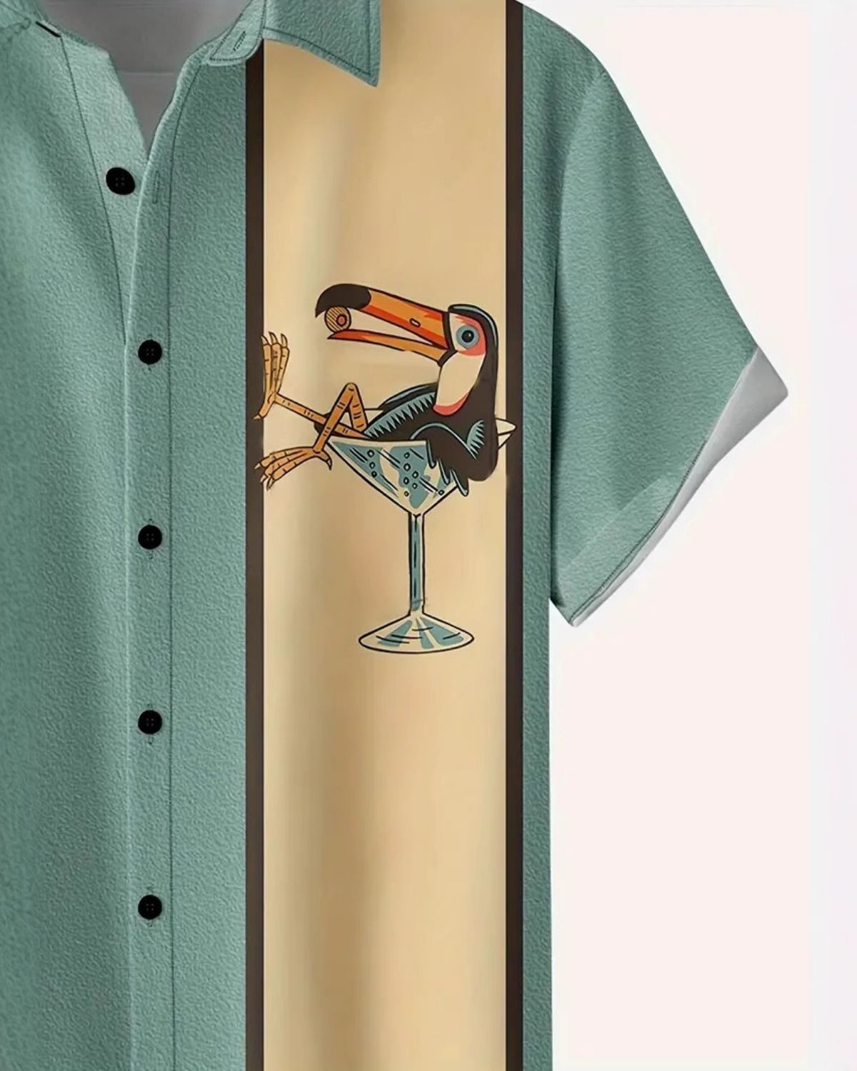 Emmett - Casual Retro Striped Short Sleeve Shirt for Men