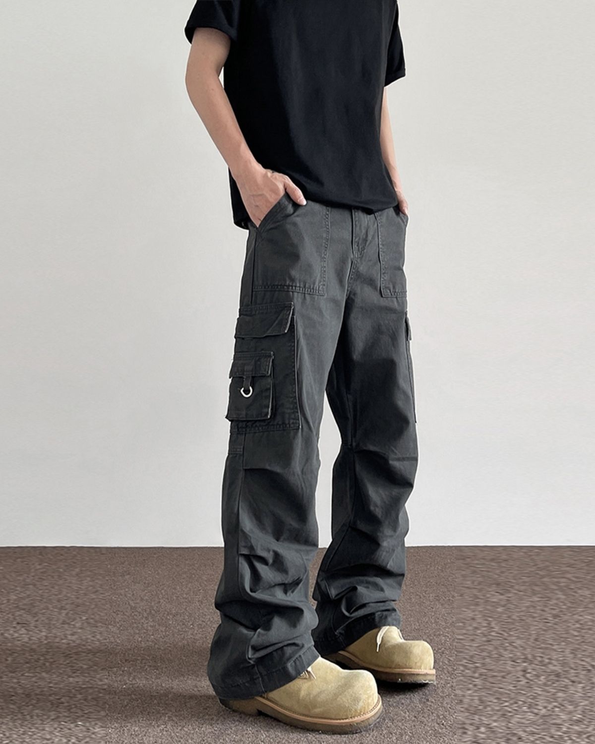 Damian - Relaxed Cargo Utility Trousers for Men