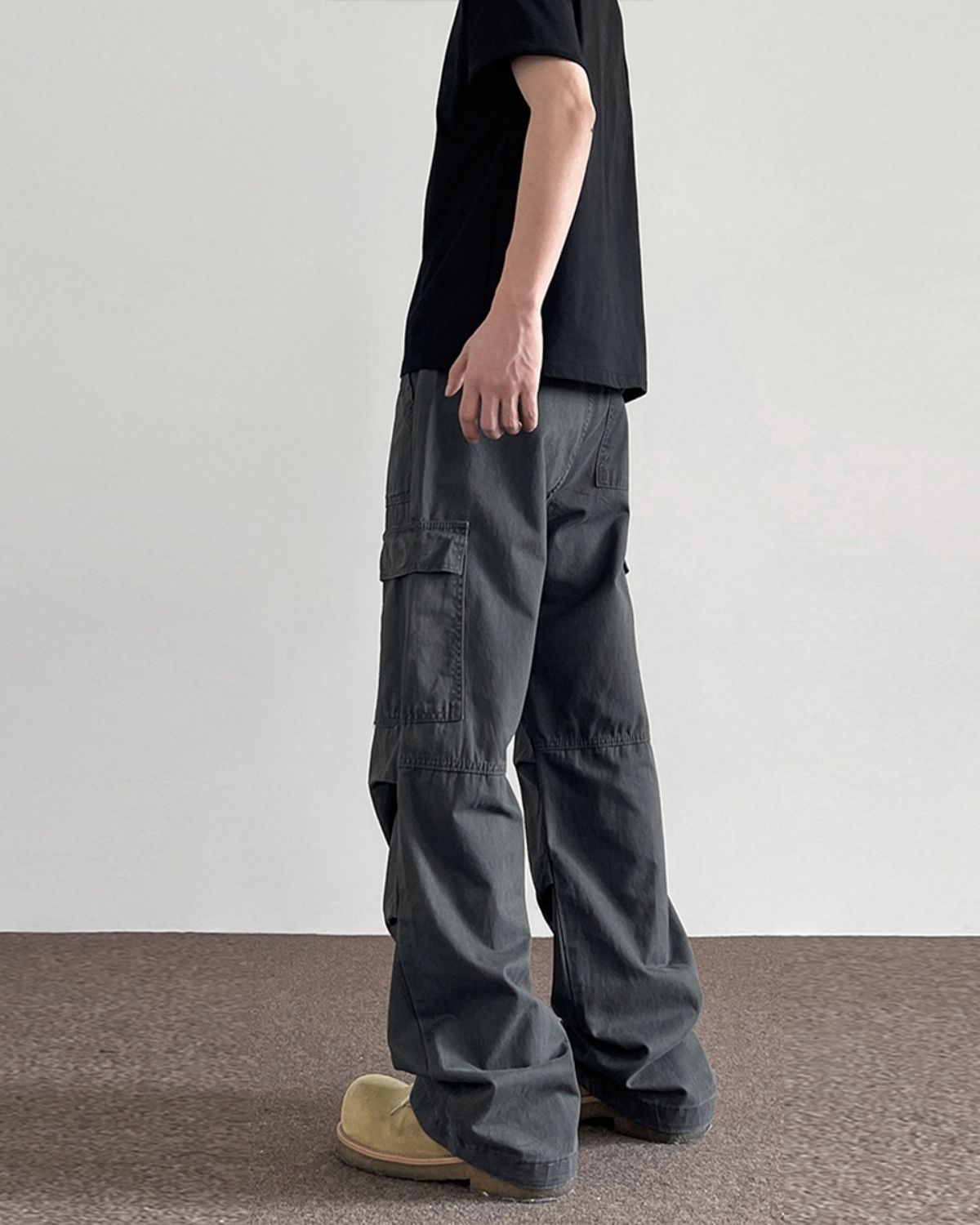 Damian - Relaxed Cargo Utility Trousers for Men