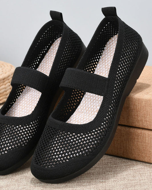 Madelyn - Breathable Knit Mary Jane Shoes for Women