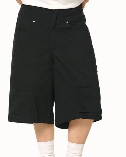 Deborah - Trendy Utility Knee-Length Shorts for Women