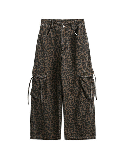 Gael - Trendy Leopard Print Cargo Pants for Men