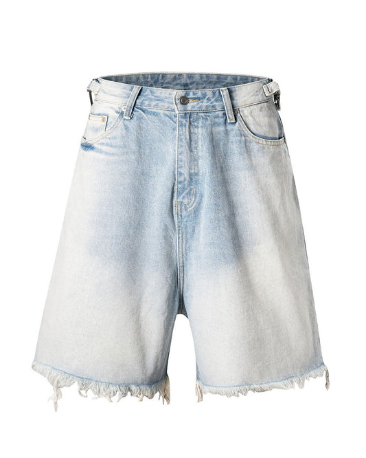 Leanna - Vintage Light Wash Denim Shorts for Women