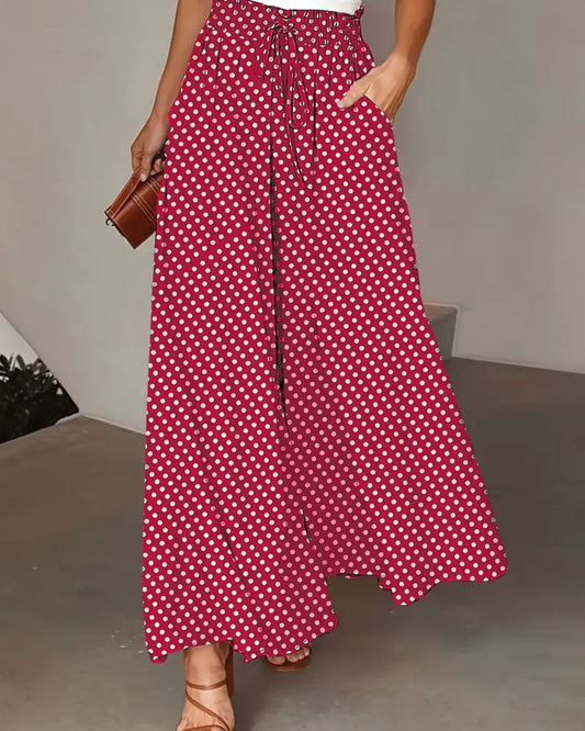 Ada - Stylish Flowy High-Waist Wide Leg Trousers for Women